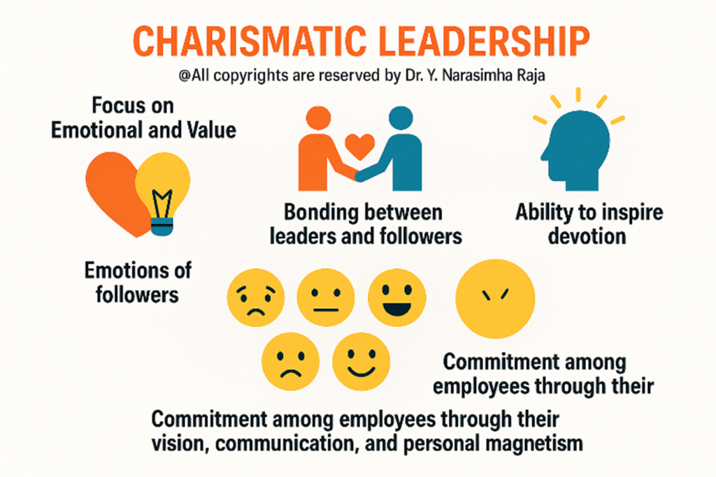 Charismatic leadership blends vision
